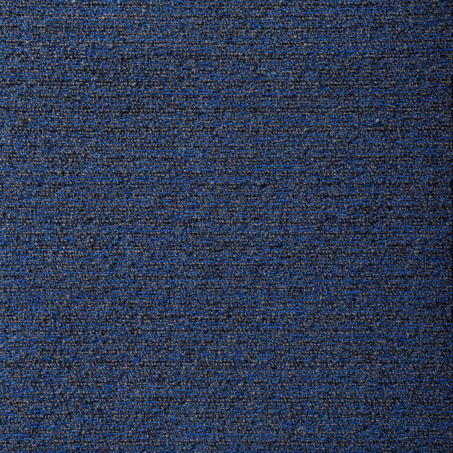 wool carpet tile - blue
